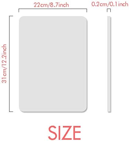 A4 Finger Print Valentine's Day Heart Clipboard Folder Writing Pad Backing Plate