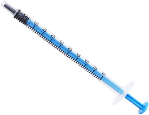 15 pcs 1ML/CC Plastic Syringe Disposable, Individual Sealed Wrap for Scientific Feeding