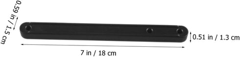 2Pcs Slide Replacement Rails for Cabinets Versatile Glides for Bedside Cabinets and Wardrobes Durable and Easy