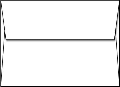 Envelope, A2 White, Square Flap - 250 Envelopes - Limited Papers? Brand Envelopes by Limited Papers