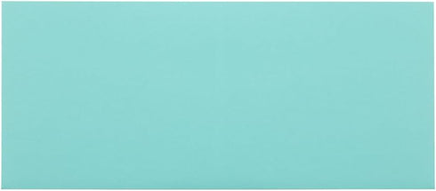 JAM PAPER #10 Business Premium Envelopes - 4 1/8 x 9 1/2 - Aqua Blue - 50/Pack