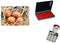 Egg Dater KIT, Includes 3mm Rubber Date Stamp and Ink Pad with Egg Safe Ink - RED