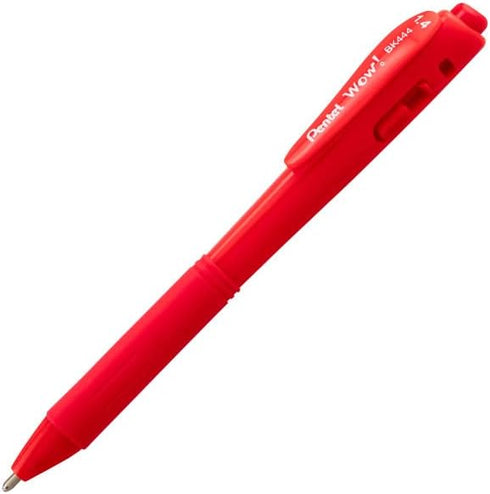 Pentel Wow! Retractable Ballpoint Pen, (1.4mm) Bold Line, Assorted Ink Colors, 5 Pack by Pentel