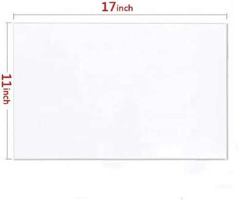 Flexible & Magnetic 17"x11" Dry-Erase Strong Magnet Whiteboard for Office and Kitchen, Bulletin/Refrigerator Magnet