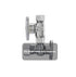 EZ-Fluid Plumbing 3/8-Inch O.D Female Compression x 3/8-Inch O.D Male Comp. Lead-Free Brass Quarter Turn Water Shut Off