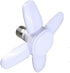 E27 Foldable LED Bulb, 28W Fan Blade Timing Lamp, AC85-265V, Remote Controller for Home Ceiling Light (Only Fan Bulb)