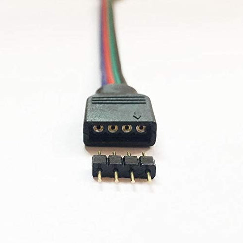 30pcs Male to Male LED Strip Connector Adapter Plug for SMD 5050 3528 2835 RGB Flex LED Tape Light (Black)