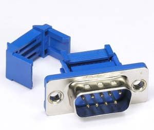 PC Accessories Connectors Pro 10-Pack - 2.54mm DB9 Male IDC Crimp Connector for 1.27mm Flat Ribbon Cable