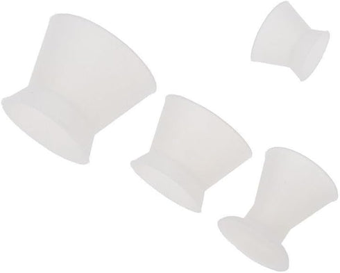 4 Pcs/Set Flexible Silicone Dappen Dish Mixing Bowl Cup, 4 Sizes for Dental Lab