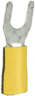 Install Bay YVST10 Yellow Spade Terminal Vinyl Connector, 12/10 Gauge #10 (100-Pack)
