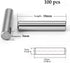 100 Pieces 3 mm x 18 mm Dowel Pin, Stainless Steel Shelf Support Pin, Metal Fasten Elements by Yesallwas