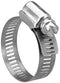 All Stainless Steel Hose Clamp - 1/2" Bandwidth, Pack of 10 Pieces (#5, 3/8" ~ 3/4")