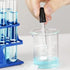 Low Form Graduated Glass Beaker, 6pcs of Vol.600ml, 3.3 Borosilicate Glass Beaker Set, IN-BKL600