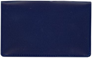Navy Blue Folding Business Card Holders StoreSMART - 10 Pack - Polypropylene Plastic (RPP2915NB10)