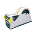 excell EX-17/3P Steel Desk Top Tape Dispenser, 3" Wide with Padded Foam Base, Blue/Grey