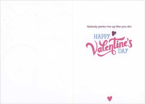 Sellers Publishing RSVP We Go Together Like Coffee and Donuts Valentine's Day Card for Wife, Husband, Girlfriend