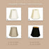 CS-715EG 3 5 4.5, Royal Designs, Inc. Hexagon Chandelier Shade, x x Eggshell