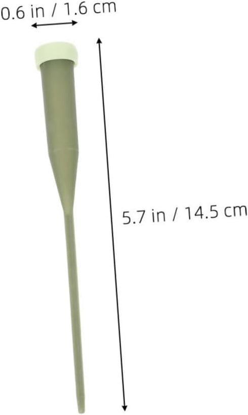 Generic 100pcs Plastic Floral Water Tubes with Caps Long Flower Stem Vials for Fresh Flower Arrangements Lightweight