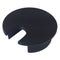 Electriduct 1.57" Metal Desk Grommet, 40mm Cable Hole Cover Wire Cord Organizer in Black Epoxy