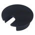 Electriduct 1.57" Metal Desk Grommet, 40mm Cable Hole Cover Wire Cord Organizer in Black Epoxy