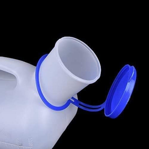 Unisex Potty Urinal for Car, Portable Urinal for Men and Women, Bedpans Pee Bottle with a Lid and Funnel, Mobile Toilet