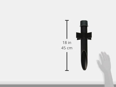 SF76/644 2-Inch 18-Inch 2 inch Nuvo Lighting by PVC Mounting Post Die Cast Aluminum Cap Durable Outdoor Landscape