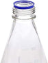 3 Pieces Pastein 1000ml Graduated Narrow Mouth Erlenmeyer Glass Flask Bottle with GL45 Screw Cap (Blue)