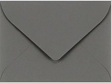 LUXPaper #17 Mini Envelopes | 2 11/16" x 3 11/16" | Smoke Grey | 80lb. Text | 250 Qty