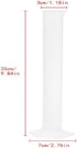 RDTGHY 1PC 100ml Plastic Graduated Cylinder with Base Hydrometer Test Tube for Homebrew Beer Wine Making Lab Measuring