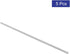 uxcell M4 x 180mm 0.7mm Pitch 304 Stainless Steel Fully Threaded Rods - Silver Tone, 5 Pcs