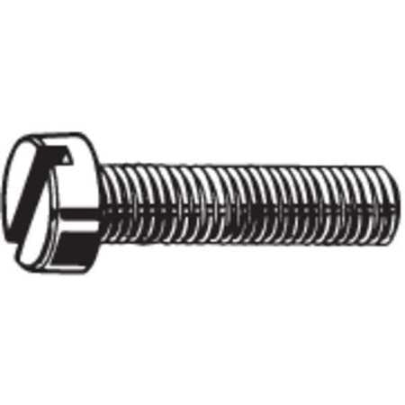 GRAINGER APPROVED M3-0.5 x 6 mm. Cheese Head Slotted Machine Screw, 100 pk.