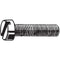 GRAINGER APPROVED M4-0.7 x 8 mm. Cheese Head Slotted Machine Screw, 100 pk.