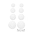 SOLUSTRE 8pcs Beaker Lid Glass Watch Instruments, Laboratory Glass Beaker Cover for Chemistry Glasses