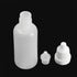 Clear Plastic Empty Squeezable Dropper Bottles 50 Pcs with Caps, 5ml/10ml/8ml/15ml/20ml/30ml/50ml (20ml)