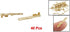 uxcell 2.8mm Wiring Connectors Male Spade Crimp Terminals 40pcs Gold Tone by uxcell