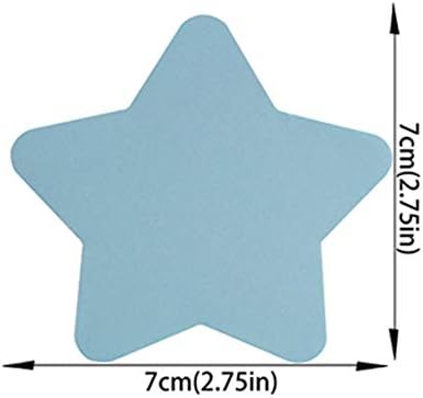 Sticky Notes, 2.75 in x 2.75 in, 600 Sheets Sticky Memo Star Shaped, Self Stick Cute Mixed 4 Color for Office/Home