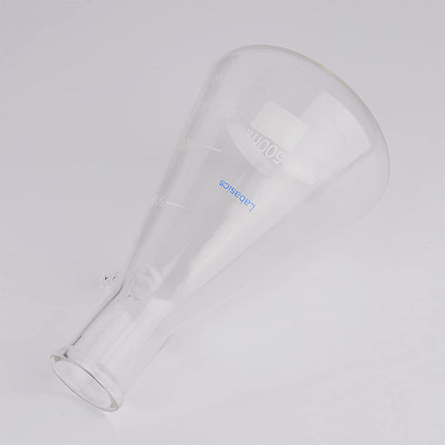 Glass Filtering Flask, 500 ml Heavy Wall Borosilicate, Bolt Neck with Tubulation