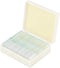 Prepared Microscope Slides 25pcs, Biology Glass Lab Specimens for Basic Science Education with Labels and Case