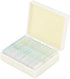 Prepared Microscope Slides 25pcs, Biology Glass Lab Specimens for Basic Science Education with Labels and Case