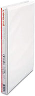 Universal Round Ring Economy Vinyl View Binder, 1/2-Inch Capacity, White (UNV20952PP)