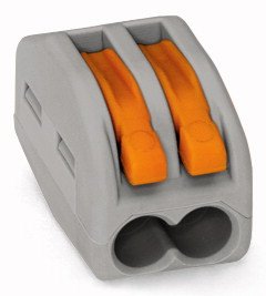 Wago 222-412 Lever-Nuts 2 Conductor Compact Connectors 50 PK