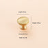 SANCHAKOU 2Pcs Brass Cabinet Knobs Bedside Cabinet Wine Cabinet Handle Brass Single Hole Cabinet Door Handle Small