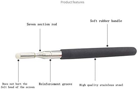 Telescopic Teachers Pointer – Teaching Pointer, Handheld Presenter, Extendable Telescopic Retractable Pointer, 2 PCS