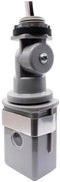 Morris Products 39102 LED Shutter Style PhotoCell Fixed Mount Light, 120-277V, Black