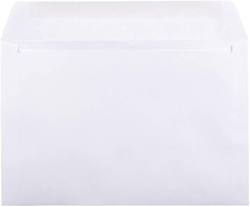 JAM PAPER 6 x 9 Booklet Commercial Envelopes - White - 50/Pack by JAM Paper
