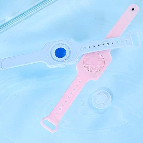 KIKILY 3 PCS Hand Sanitizer Bracelet for Kids and Adults, Wristband Sanitizer Dispenser,Portable Travel Size Hand