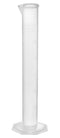 EISCO Graduated Cylinder - 50mL Class B Tolerance, Octagonal Base, Polypropylene Plastic, Industrial Quality