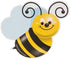 Making the Grade Bumble Bee Miniature Cutout - 36 Count Student Badge Bulletin Board Decor Shapes - 3 Inches Each