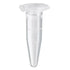 500pcs 1.5ml Conical Centrifuge Tubes, Microcentrifuge Plastic Test Vials with Lids