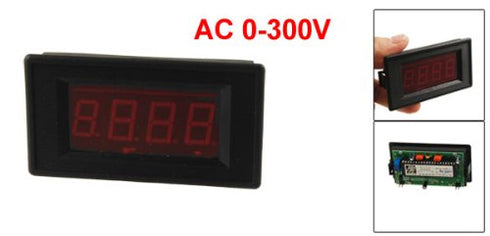 uxcell Red LED Digital Display AC 0-300V Voltage Test Panel Voltmeter